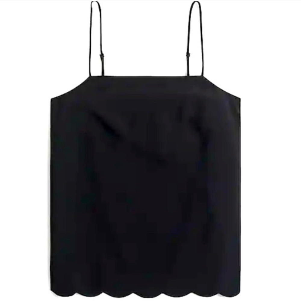 J crew scalloped hem cami